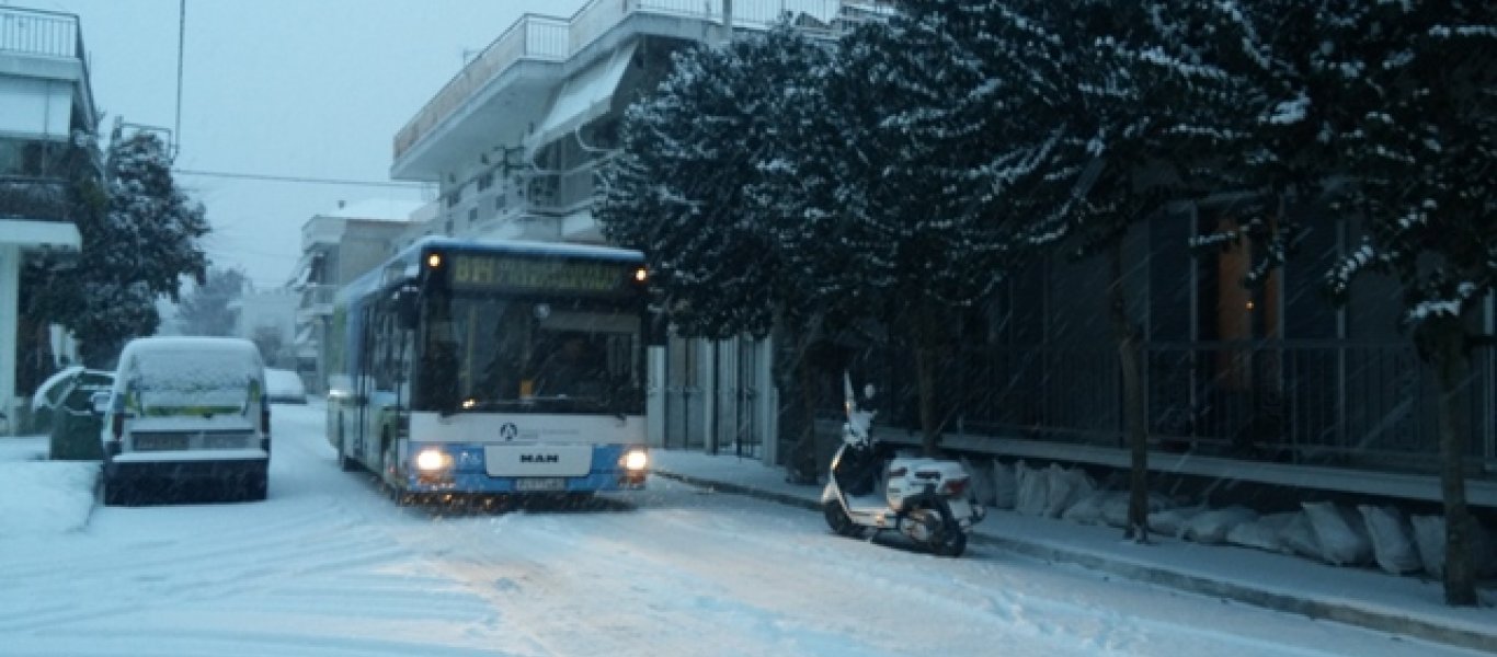 Δείτε εικόνες από τη χιονισμένη Λάρισα - Στους -15 η θερμοκρασία (φωτό)